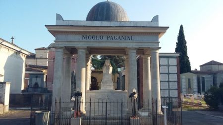 Tombs of Niccolò Paganini and Ildebrando Pizzetti