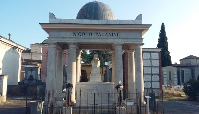 Tombs of Niccolò Paganini and Ildebrando Pizzetti